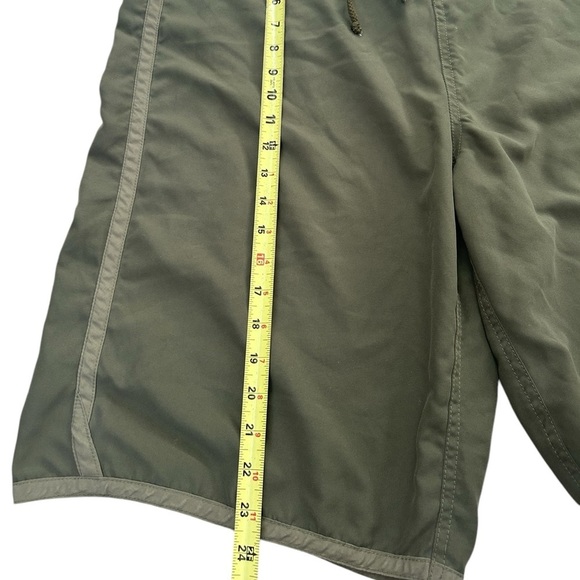 FAVANT HAWAII SWIM BOARD SHORTS OLIVE GREEN 100% COTTON, SIZE 40 - Picture 4 of 7
